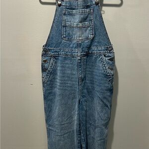 “Celebrity Pink” Blue Denim Overalls